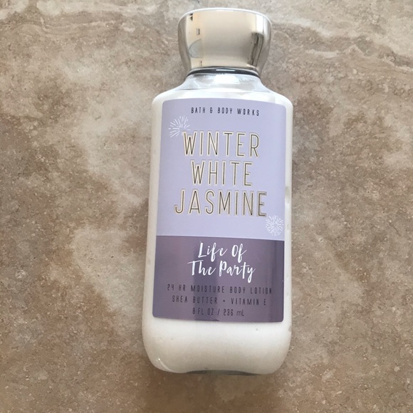 Bath & Body Works Other - Bath & Body Works Winter White Jasmine Body Lotion